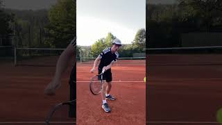 The underarm serve  day 10 out of 30 [upl. by Robertson]