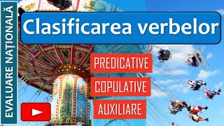 CLASIFICAREA VERBELOR  predicative copulative auxiliare [upl. by Maitund]