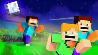 HEROBRINE ATTACKS Minecraft Animation  Alex and Steve Life [upl. by Briana342]