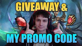 GIVEAWAY amp MY NEW PROMO CODE [upl. by Nnawtna]