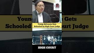 Young Advocate Gets Schooled by High Court Judge judge advocate highcourt shortvideo [upl. by Asyle]