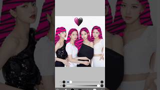 Blackpink hair colour jisso lisa rose Jennie choose one who is looking good blackpink shortvideo [upl. by Nanam949]