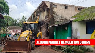 Watch the Market demolition process  People are advised not to come close to market complex [upl. by Artenek]