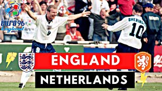 England vs Netherlands 41 All Goals amp Highlights  1996 UEFA EURO [upl. by Lokcin]