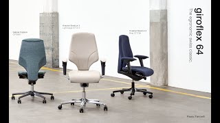 Giroflex 64  A high quality office chair with precision engineering built to last [upl. by Yleak]