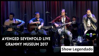 Avenged Sevenfold Live  GRAMMY MUSEUM acústico Legendado PTBR [upl. by Obmar961]