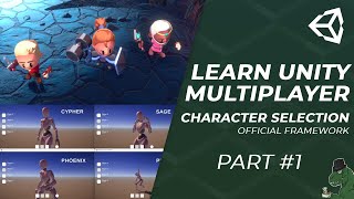 How To Make A Unity Multiplayer Character Selection Menu  Part 1 [upl. by Adamo]