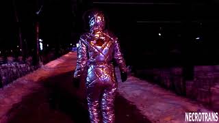 SHINING SNOW SUIT  WINTER OVERALL  SKI OVERALL NIGHT WALKS OF ALIENS [upl. by Lemal]