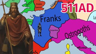 How Gaul Romans became Frankish Kingdom   Late Antiquity and History of Western Europe [upl. by Nohtanoj]