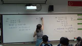 2E 2024 Ex 1C Substitution Hwk amp Ch 13 Solving Simult Eqns using Graphical Method Part 2 [upl. by Tutt]