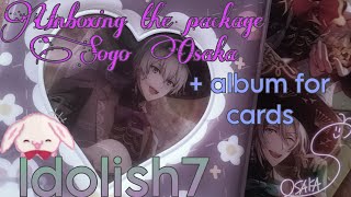 Unboxing merch with IDOLISH7 Sogo Osaka idolish7 animemerch [upl. by Queena]