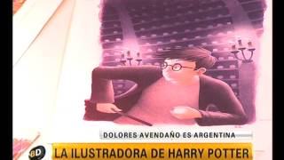 Nos visita la ilustradora de los libros de Harry Potter en español  Telefe Noticias [upl. by Gervase334]