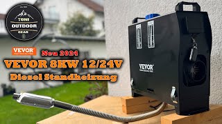 Neu Vevor 8KW 12V Diesel Standheizung  Chinaheizung vevor diesel standheizung Werkstatt china [upl. by Warde]