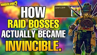 How Raid Bosses Actually Became Invincible In Borderlands 2 [upl. by Youlton]