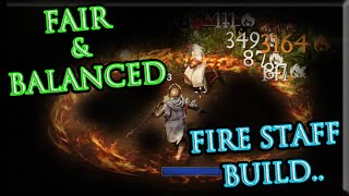 Fire Staff Is ing Disgusting Right Now 🔥 New World PvP Build Guide  Rapier Fire Staff Gameplay [upl. by Akibma]