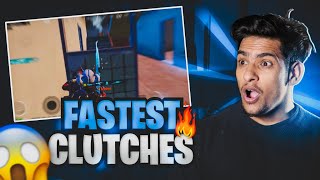 😱Worlds Fastest Clutches Ever  0001 Second Clutch World Record in PUBGM Ft JONATHANGAMINGYT [upl. by Habeh]