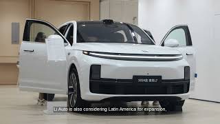 Li Auto Plans Expansion to Middle East and Latin America Reports Say [upl. by Nnylg]