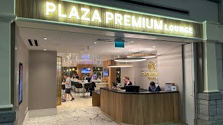 Full Tour of Plaza Premium Lounge Transborder Terminal USA Flights  YVR Vancouver Airport AMEX [upl. by Selma]