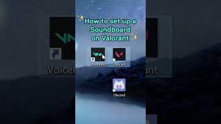 How to Set Up A Soundboard on Valorant Tutorial Shorts [upl. by Hgeilhsa558]