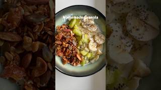 Homemade Granola For exact recipe check out my Instagram healthylifestyle [upl. by Harrell]