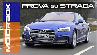 Nuova Audi A5 Sportback gtron  Il metano secondo Ingolstadt [upl. by Fillbert]