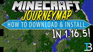 How To Download amp Install JourneyMap in Minecraft 1165 [upl. by Nnylimaj]