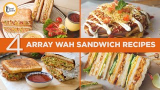 4 Aray Wah Sandwich Recipes By Food Fusion [upl. by Arreyt]