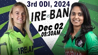 Bangladesh Women vs Ireland Women 2nd T20 Match  BANW vs IREW Live Match  Today Cricket Match [upl. by Hulda]