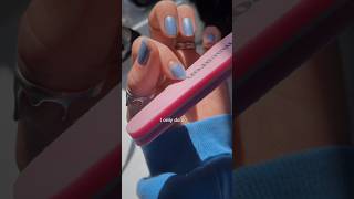 square or round 😩💅🏻 nails naturalnails nailtutorial diynails shortnails longnails [upl. by Eugatnom]