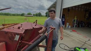 Found An Abandoned NEWHOLLAND 479 HAYBINE Rusting Away And Brought It Home [upl. by Nuy]