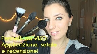 Pennelli da VISO come utilizzarli setole e recensione [upl. by Ettie]