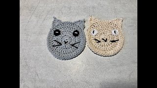 Tuto tête de chat au crochet AlextitiaTutoCrochet [upl. by Delsman]