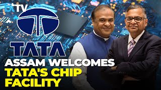 Tata Electronics ₹27000 Cr Semiconductor Plant Bhumi Pujan Ceremony In Assams Jagiroad [upl. by Nirej428]