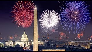 Full Show Fireworks at 4th of July Celebration in Washington DC 2019 [upl. by Ellingston]