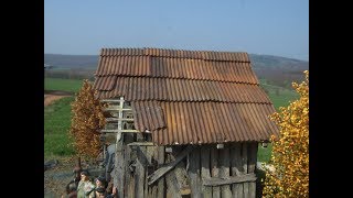 Rostiges Wellblech für das Schuppendach [upl. by Farra]