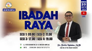 Ibadah Raya  Sesi 3  Minggu 20 Oktober 2024  Pkl 1700 WIB [upl. by Herta]