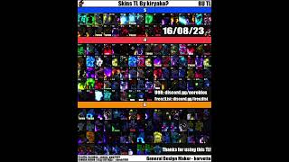 YBA skin tierlist Kiryako 160823 [upl. by Athalia508]