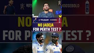 NO RAVINDRA JADEJA FOR PERTH TEST [upl. by Simonetta]