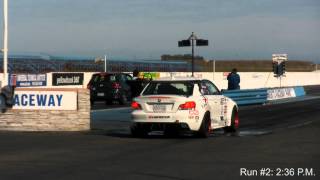 Back to Back 12 second passes in a Stage 2 MK6 GTI 20T TSI DSG [upl. by Sholes]