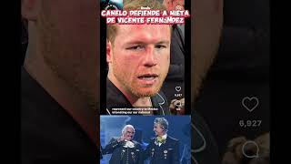 Canelo defiende a nieta de Vicente Fernandez canelo box boxeo boxing mexico usa sports ko [upl. by Giovanni]