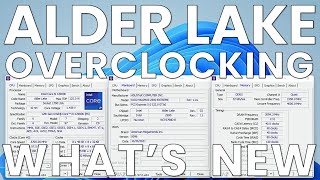 Alder Lake Overclocking Whats New COMPLETE GUIDE [upl. by Yrrum]