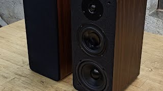 DIY 3way 6quot bookshelf speakers [upl. by Yasmin276]