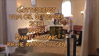 Gottesdienst vom 05 September 2021 [upl. by Kurland225]