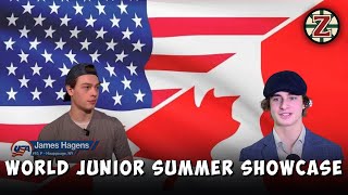 James Hagens vs Porter Martone  World Junior Summer Showcase 2024  USA vs Canada  Juddz Budz [upl. by Eshelman900]