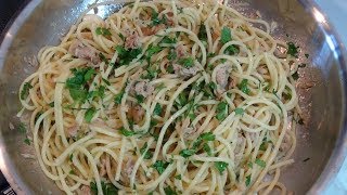 Spaghetti tonno e limone  un piatto velocissimo [upl. by Okiman]