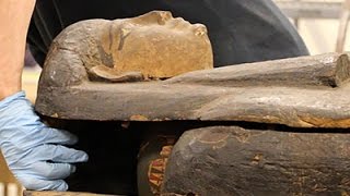 Scientists Open Egyptian Mummy Coffin in Chicago [upl. by Rausch]