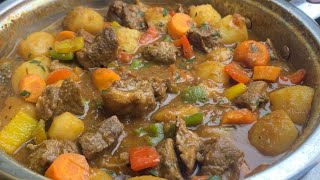 Stewed Potatoes and Beef Recipe [upl. by Atiloj]