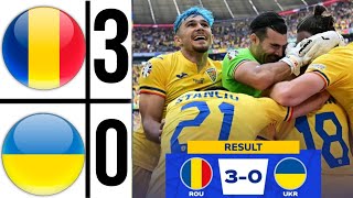 Romania vs Ukraine 30 EURO 2024  România  Ucraina  Румунія  Україна Euro 2024 [upl. by Asher]