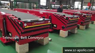 Telescopic Belt Conveyor Production and Test in APOLLO [upl. by Nosirrah331]