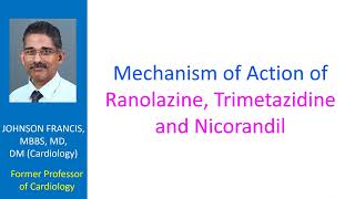 Mechanism of Action of Ranolazine Trimetazidine and Nicorandil [upl. by Kanal]